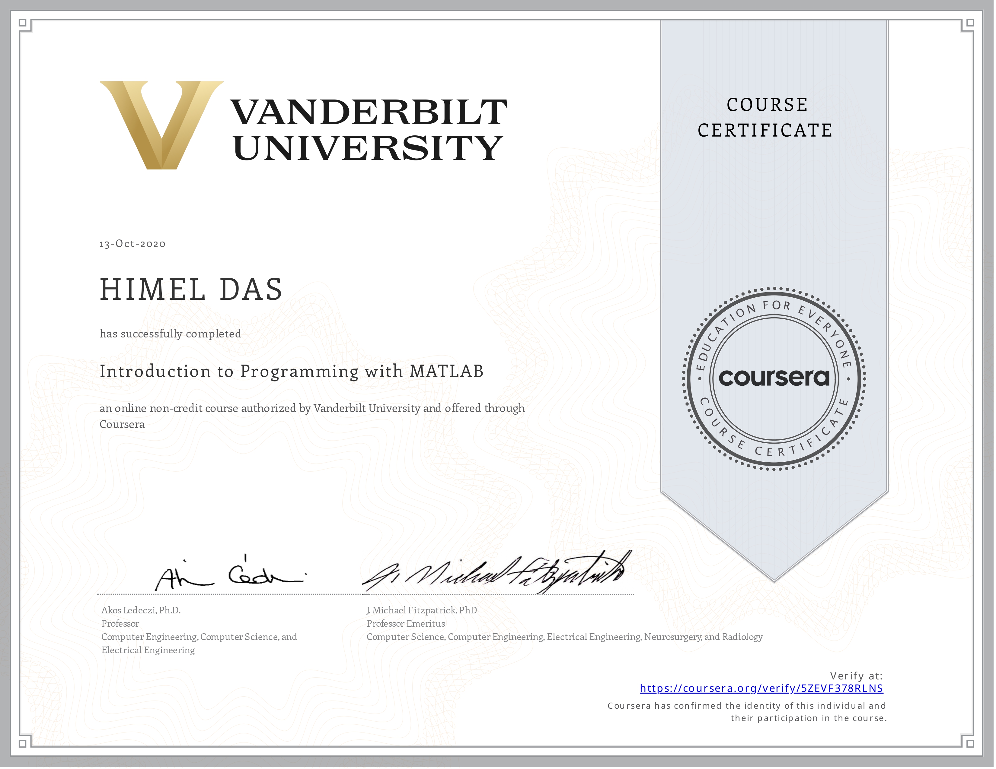 certificate 6